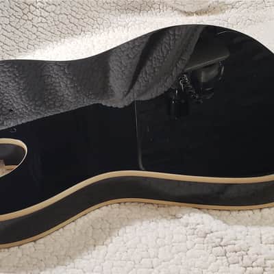 Classic USA made Roasted Alder body in black with Binding on both sides. Made to fit a Tele neck. image 6