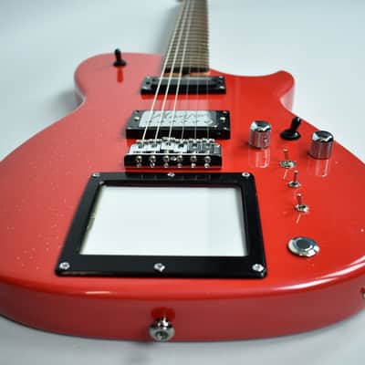 Manson Mb-1 Matt Bellamy Replica 2016 Red Glitter w/ Gig Bag and Accessories image 6