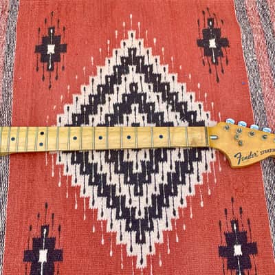 Vintage 1970's Fender Stratocaster Guitar Neck Maple Circa 1973 with Tuners image 5