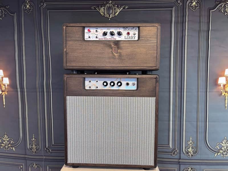 Marla Amplification S20V 2Ch 22W + LIBBY Reverb Unit - Coffee Stain - Reverb Exclusive Finish image 1