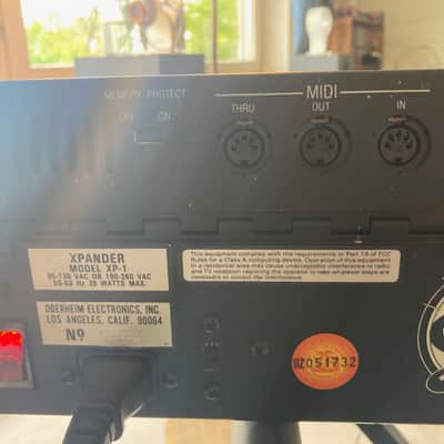 Oberheim Xpander Desktop 6-Voice Synthesizer 1984 - Black image 3