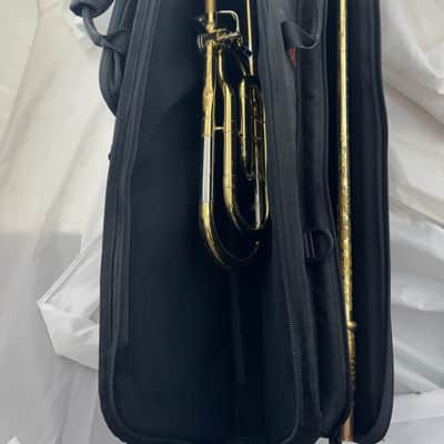 Yamaha YSL-356R Tenor Trombone with F Attachment 2000s - Brass image 3