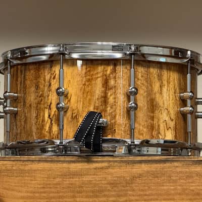 2021 Stubblefield 7x14 Mango Wood Stave Snare Drum Gloss image 7
