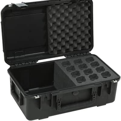 SKB Music iSeries Waterproof 12-Mic Case with Storage Compartment with PE Foam Interior image 3