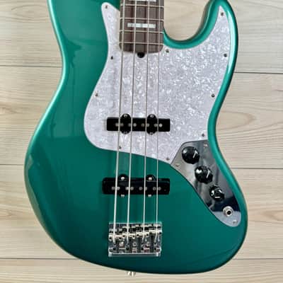 Fender Adam Clayton Jazz Bass Rosewood Fingerboard, Sherwood Green Metallic image 1