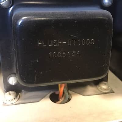 Plush PRB 1000S Amp and Cabinet early 1970's Black Padded image 8