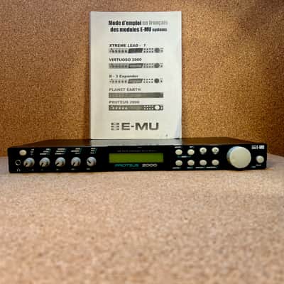 E-MU Systems Proteus 2000 Rackmount 128-Voice Sampler Module – Serviced – Warranty