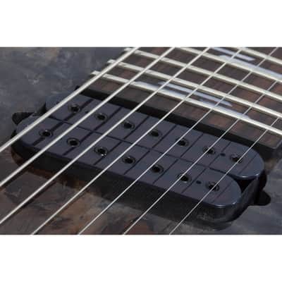 Schecter Omen Elite-7 Multiscale 7-string Electric Guitar - Charcoal image 10