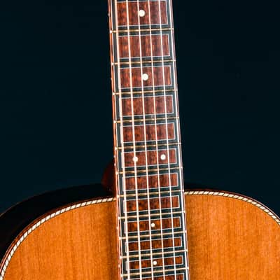 Santa Cruz H13 Custom African Blackwood and Fort Ross Chapel Redwood with Snakewood Inlays NEW image 10