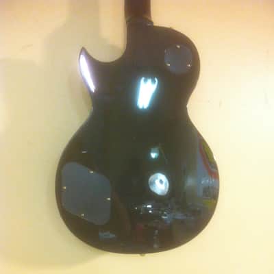Davison Les Paul Custom Style Gtr. Black image 3