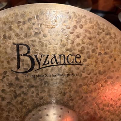 MEINL 🥁 Big Apple dark tradition light ride 22” ride cymbal image 2