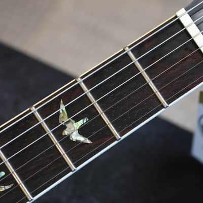 Minty! 2018 PRS McCarty 594 Wood Library Brazillian Korina Semi-Hollow Electric Guitar Red Tiger + OHSC image 12
