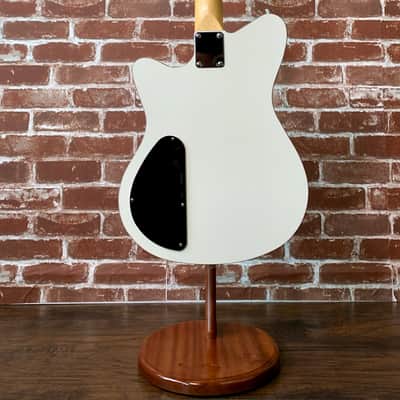 Swope Biscayne Double Slant Pickups "White Sand" finish w/ Black Bakelite Guard 7lbs 0.6oz (Authorized Dealer) image 5
