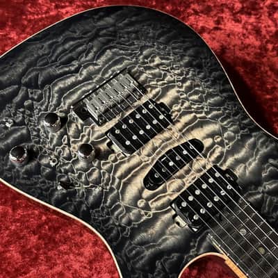 T's Guitars DST-22 Piezo "AAAAA Quilt Maple Top,Roasted Falme Neck!!"【USED】 [Made in Japan] [GSB019] image 7