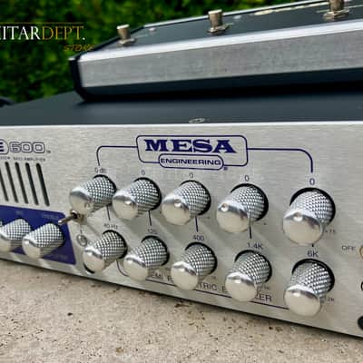 ✭SUPERB✭VERY RARE✭ MESA BOOGIE M-Pulse 600 Valve Bass Amp ✭Parametric EQ/COMP !✭ RECORD OUT ! image 5