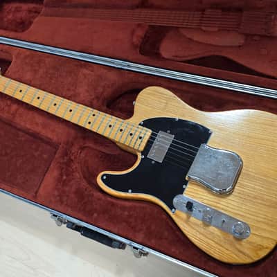 Fender Telecaster 1977 LH Left Hand Natural Ash Custom Gibson PAF Humbucker Vintage 70s American Tele USA 1970's Lefty Guitar image 1