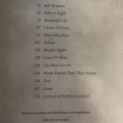 Alter Bridge - AB III - Guitar Tab / Tablature Book image 3