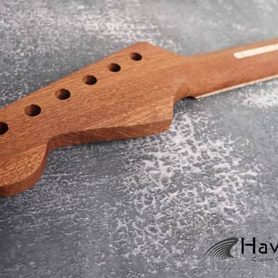S Style Mahogany Neck flame Maple Board Stainless Steel Jescar Frets, S Type 22 Frets Guitar Replacement And Gadget image 4