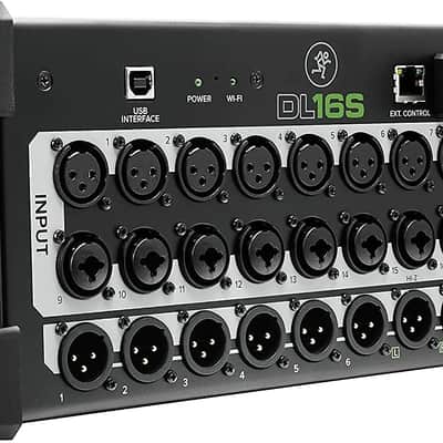Mackie DL16S 16-Channel Rackmount Digital Mixer / Stagebox with WiFi and USB Interface (Used) -Demo image 2