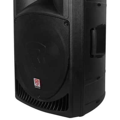 Pair Rockville Power Gig RPG15 15" Powered Active 2000 Watt 2-Way DJ PA Speakers image 3