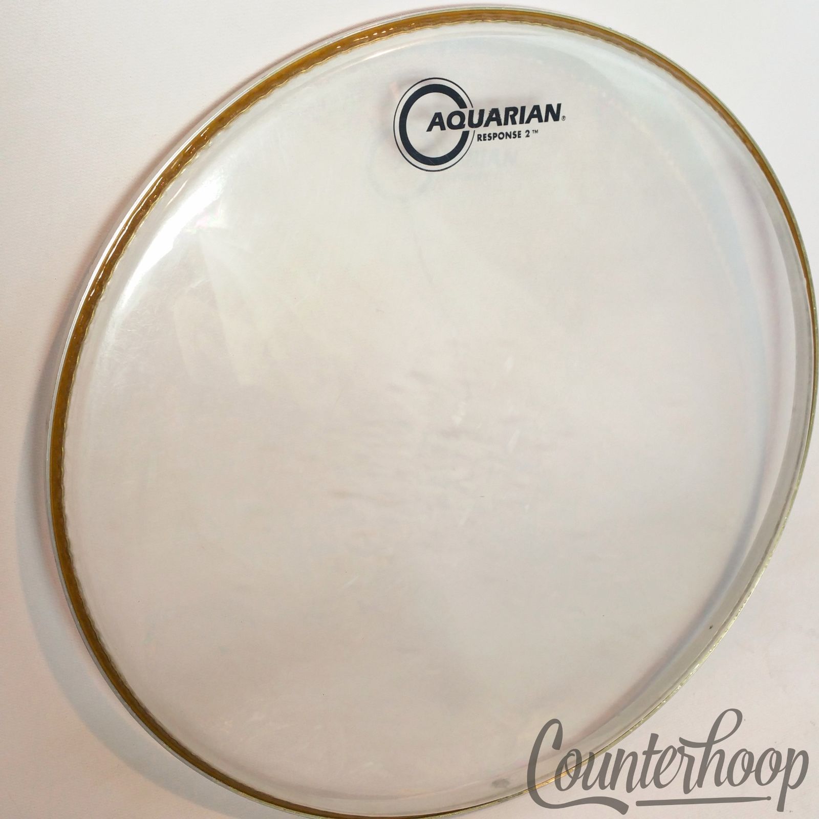 Aquarian 14"Drum Head Response 2 Clear Snare/Tom Made In USA Batter/Resonant — main photograph
