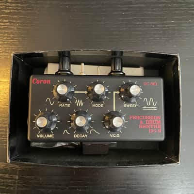 Coron DC-861 (DS-8) 1980s - Black vintage analog drum synthesizer image 11