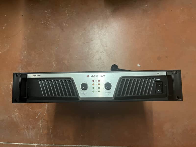 Ashly KLR-2000 2-Channel Power Amplifier 2010 - 2020 - Black / Silver image 1