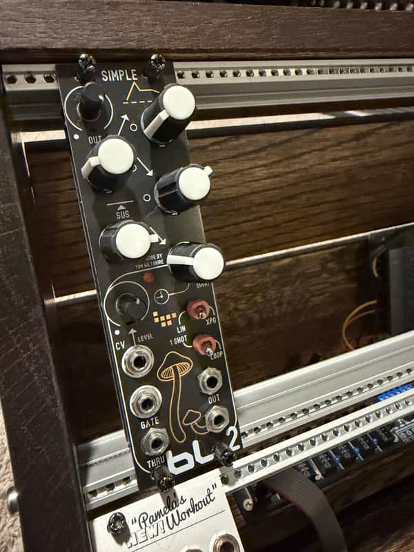 Blue Lantern Simple ADSR Looping Envelope Generator - 8HP 2010s - Black image 1