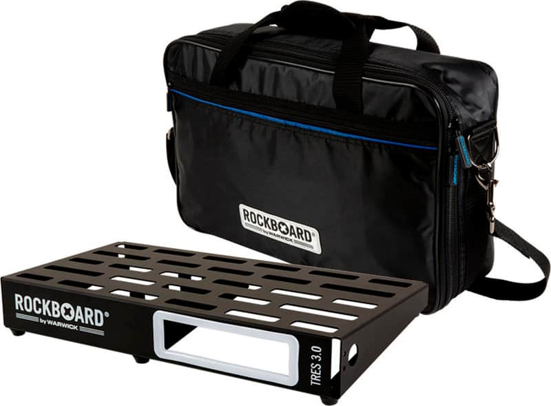 RockBoard TRES 3.0 Pedalboard, 17.5" x 9.25" w/ Softcase image 1