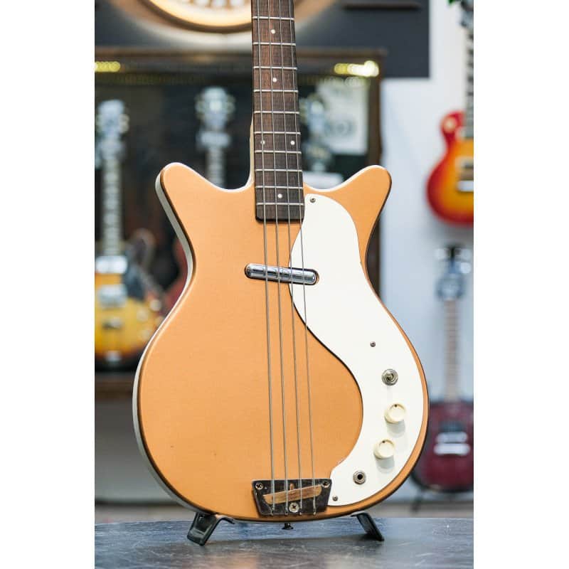 1965 Danelectro Model 3412 Shorthorn Bass copper image 1