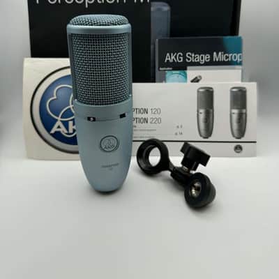 AKG Perception 120 Medium Diaphragm Cardioid Condenser Microphone 2000s - Light Blue image 1