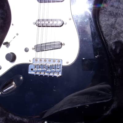 UPDATE: MIJ Squier LEFTY Strat, E6 serial, Duncan's, one knob, OG block/tuners, no stripe, Cipollina image 5