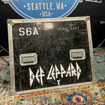 Def Leppard Logo, Tour Used Case Panel Wall Hanging "S6A" "Stage Left" (#23) image 1