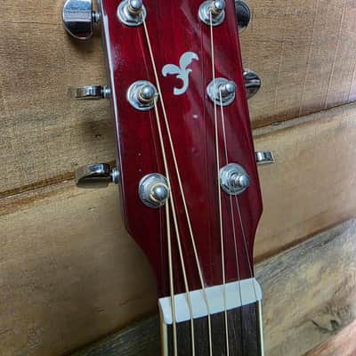 Yamaha FSC-TA TransAcoustic Concert Cutaway Acoustic - Ruby Red image 9