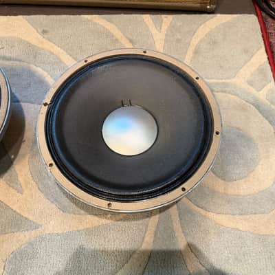 Pair Vintage 1960s Fender JBL D120F 12" 8 ohm guitar amp speakers image 7