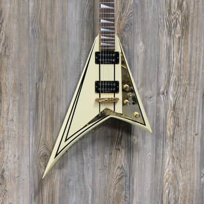 Jackson Pro Series RR5 Rhoads 2003 - 2009 - Ivory with Black Pinstripes image 2