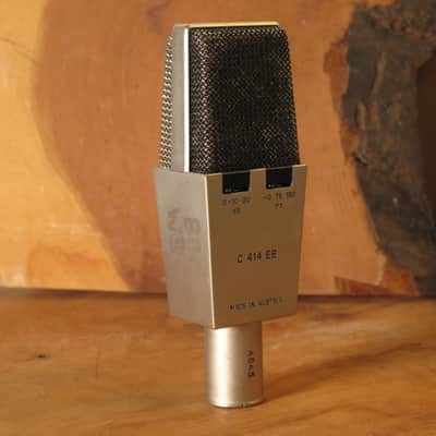 AKG C414 EB with Nylon CK12 Capsule 1970s - Silver SN4845 image 11