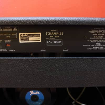 Fender Champ 25 90s image 4