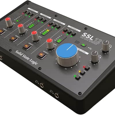 Solid State Logic SSL 12 12-Channel USB Audio Interface 2023 - Black image 4