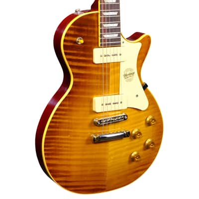 Heritage Custom Shop Core Collection H-150 P90 - Dirty Lemon Burst image 5