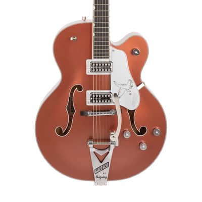2021 Gretsch G6136TLTD Falcon Ele Guitar w/Bigsby, Ebony FB, 2-Tone Copper/Sahara Metallic, JT2103XXXX image 4