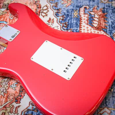 FENDER USA Custom Shop 1960 Stratocaster Reissue Jrny' Relic "Fiesta Red + Rosewood" (2024) image 19