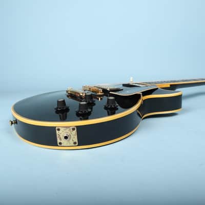 1973 Gibson Les Paul Custom Ebony Black Beauty *Headstock Repair* image 12