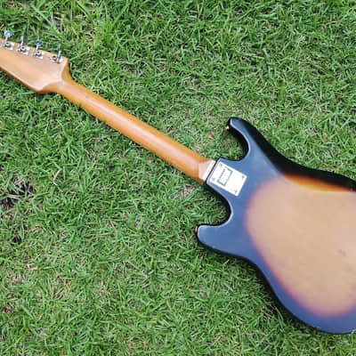 Vintage Mid-1960's Teisco Del Rey Model ET-440  - Sunburst - Gig Bag image 8