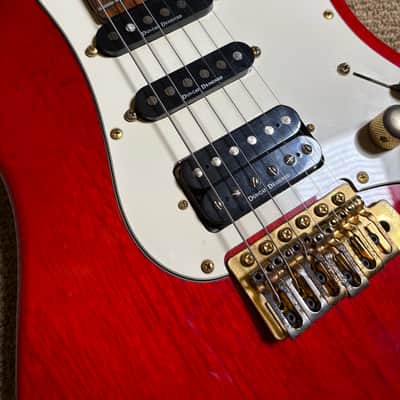 Valley Arts California Pro 90's Electric Guitar S-Shaped Red image 4