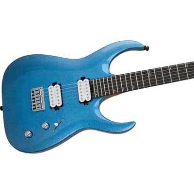 Jackson Pro Plus Series Signature Misha Mansoor Juggernaut HT6 Blue Sparkle - Electric Guitar image 4