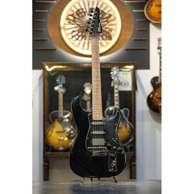 1990 Casio MG-510 Midi Guitar black image 2