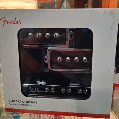 Fender Cobalt P/J Bass Pickup Set P/N 992377000 2025 - Chrome image 1
