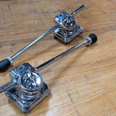 Tama Rockstar/superstar Bass drum leg pair. - Chrome image 2