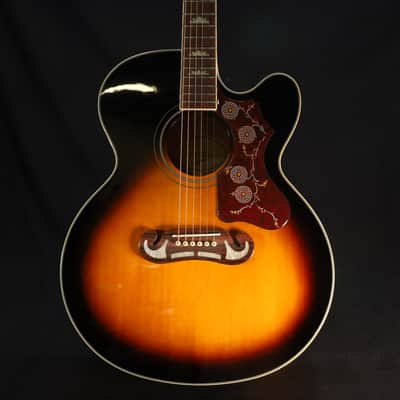 Epiphone J-200 EC Studio (Solid Top; Fishman Presys) Vintage Sunburst 180 image 9